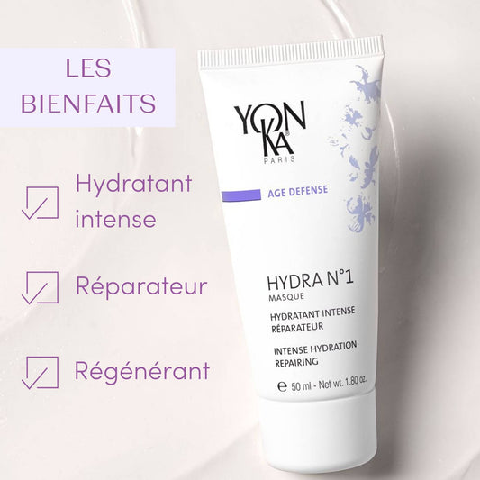 Yon-Ka Paris - HYDRA N°1 MASQUE - 34050 - Masque anti-âge intensément hydratant & réparateur - Bienfaits - Effets